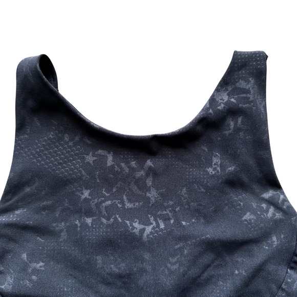 Lululemon X Barry's Stronger As One‎ Long Line Bra Black Military Sz 6 Cup C/D - Picture 6 of 16